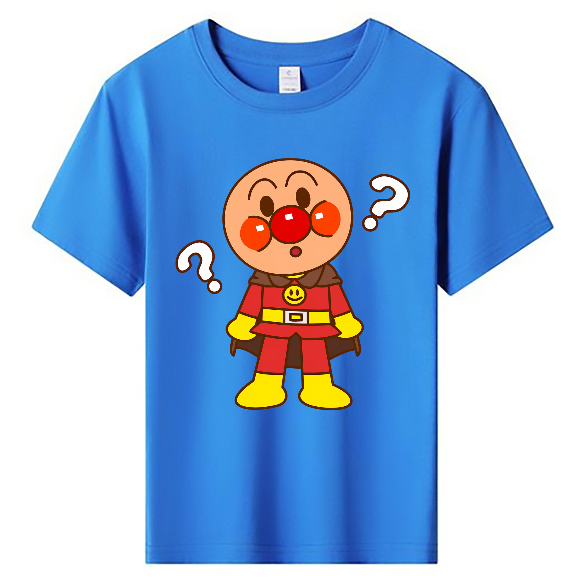 （画像用） アンパンマン Anpanman 綿100％キッズTシャツ（フロントプリント）